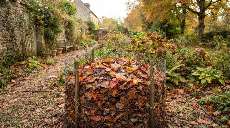 Feuilles mortes : la technique pour les transformer facilement en un terreau riche et gratuit