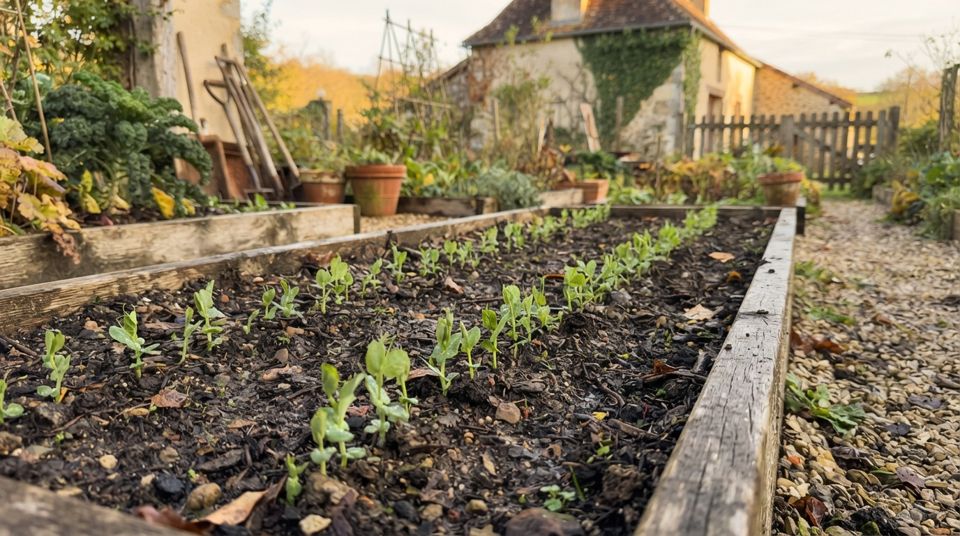 Fèves et pois d'hiver : la méthode pour les semer maintenant et récolter dès le début du printemps