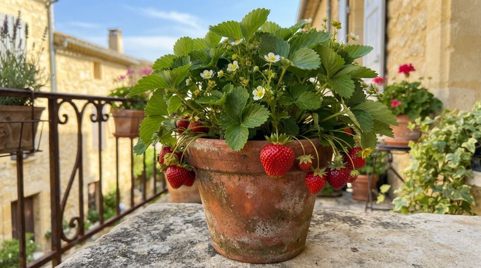 Fraisiers en pot ou en pleine terre : plantation et soins pour des fruits sucrés
