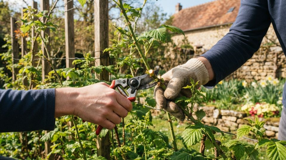 Framboisiers : la taille facile pour multiplier vos récoltes